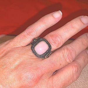 Lovely Sterling & Genuine Gemstone ring!